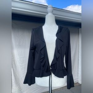 SHEIN curve black cropped cardigan size 0x